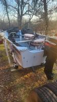 2000 Alumacraft 1540 fisher v-hull bass boat Edmond - Image 7