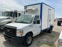 2023 FORD E350 7.3L GAS WITH REFRIGERATED BOX TRUCK *40K MILES* NOBLE - Image 2