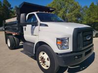 2021 Ford F750 F-750 Super Duty Diesel Dump Truck Hydraulic Tilt Bed Peachland - Image 9