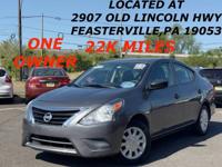 2018 NISSAN VERSA ONE OWNER 22K MILES GREAT ON GAS WE FINANCE FEASTERVILLE - Image 2