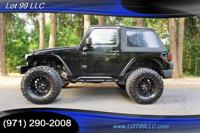 2007 Jeep Wrangler 4x4 4WD Sahara 2dr V6 6 Speed Manual LIFTED 35S SU Lot 99 LLC B