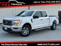 2022 Ford f-150 f150 f 150 Super Crew 6.5FT 4WD 5.0L V8 1-Owner Car Fax Houston TX FREE SHIPPING UP TO 1,000 MI (.90C/MI Add