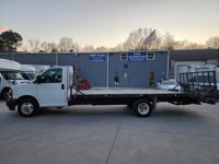 2023 GMC Savana G3500 3500 15ft Ramp Landscape Flatbed Stake Bed Truck otp east - Image 3