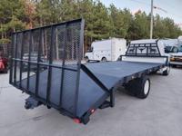 2023 GMC Savana G3500 3500 15ft Ramp Landscape Flatbed Stake Bed Truck otp east - Image 6
