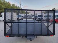 2023 GMC Savana G3500 3500 15ft Ramp Landscape Flatbed Stake Bed Truck - Image 5