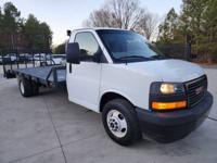 2023 GMC Savana G3500 3500 15ft Ramp Landscape Flatbed Stake Bed Truck - Image 8