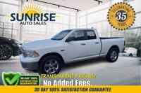 2018 Ram 1500 Big Horn 4x4 Quad Cab 64 Box CLEAN CARFAX!!! BUY FO + YOU MAY QUALIFY FOR DOWN PAYMENT ASSISTANCE!!
