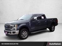 2021 Ford Super Duty F-250 SRW LARIAT Diesel 4x4 4WD Certified F250 Tr Call (720) 536-0415 for a personalized Video Walkaround