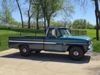 1966 Chevrolet C20 Custom Camper Dark Aqua Z81 Mint El Dorado Slide-In St Joseph MO - Image 6