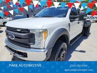 2017 Ford F450 F-450 XL 4x4 Diesel CM Flatbed Hauler Farm Work Truck