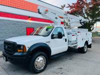 2006 FORD F-450 SUPER DUTY V10 133K 33FT.BOOM LIFT+UTILITY TRUCK*SALE* PORTLAND OREGON - Image 3