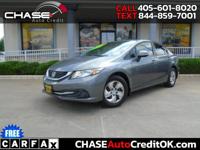 ▬▬▬ 2013 HONDA CIVIC LX▬ * 77K MILES* OKLAHOMA CITY - Image 2