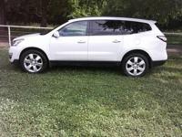 2017 Pearl White 7 Passenger Chevy Traverse LT 100K mi. Henryetta - Image 3