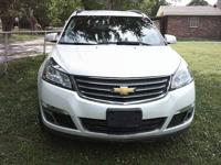 2017 Pearl White 7 Passenger Chevy Traverse LT 100K mi. Henryetta - Image 8