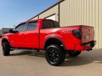 2013 Ford F-150 FX4 Lifted Red Super Cab Leather Excellent Condition! CAR KING OKC - Image 3