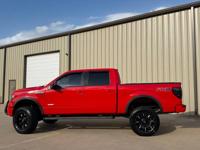 2013 Ford F-150 FX4 Lifted Red Super Cab Leather Excellent Condition! CAR KING OKC - Image 5