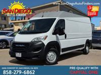 2023 Ram Pro Master PUSH START, SLIDING DOOR, REAR DOORS, SKU:27060 Ram San Diego Auto Finders - Image 2
