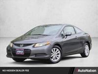 2012 Honda Civic Cpe EX AUTONATION Call (224) 478-1349 for more photos & confirm availability