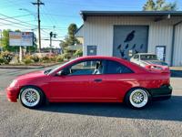 💥LOWERED 2001 Honda Civic LX Coupe 5 SPEED EXHAUST RIMS💥 South Salem - Image 3