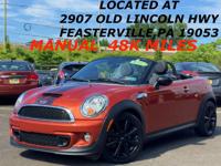 2013 MINI COOPER ROADSTER 48K MILES MANUAL CLEAN RUNS GREAT WE FINANCE FEASTERVILLE - Image 2