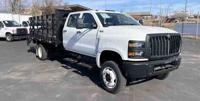 2022 International CV515 Crew Cab 4x4 12ft Stake Truck only 69k miles N VILLA AVE OKC - Image 4