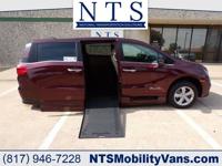 2019 HONDA ODYSSEY EX-L WHEELCHAIR HANDICAPPED MOBILITY PWR RAMP VAN Irving, TX