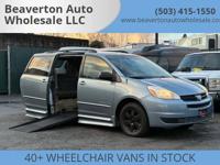 2005 Toyota Sienna Wheelchair Van - HANDICAP / KNEELING / 85K MILES. Wheelchair Sienna In Beaverton - Image 2
