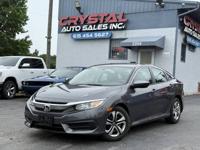 2016 Honda Civic LX CRYSTAL AUTO SALES INC ~ 2204 Nolensville Pike NASHVILLE - Image 2