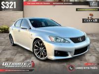 2008 LEXUS ISF IS-F 5.0L V8 SPORT SEDAN 400+HP CALL (480) 573-7661 ULTIMATE POWERSPORTS - Image 2