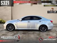 2008 LEXUS ISF IS-F 5.0L V8 SPORT SEDAN 400+HP CALL (480) 573-7661 ULTIMATE POWERSPORTS - Image 4