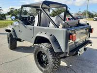 1985 Jeep CJ7 ANVIL GRAY 6 cyl Manual EZ Custom4x4 - Image 5