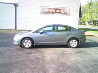 2013 HONDA CIVIC LX 4-DOOR 4-CYL AUTO AC 1-OWNER RUNS GREAT MOTION AUTOS 360-414-5279 LONGVIEW WA