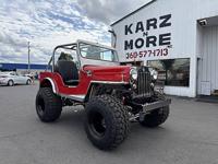 1953 WILLYS CJ3B 4WD Built Alum. Head V8 Turbo 400 P/S Jewels Stainles central/south phx - Image 4