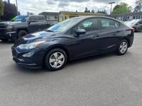 2016 Chevrolet Cruze / 6-Sp. Manual / Clean Title / 1-Owner/ 75K Miles Salem/1477 Hawthorne Ave NE (I-5 Exit 256)
