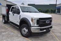 2018 FORD F550 6.7L TURBO POWER STROKE 4X4 CREW CAB 9ft FLAT BED HOUSTON - Image 4