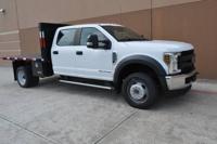 2018 FORD F550 6.7L TURBO POWER STROKE 4X4 CREW CAB 9ft FLAT BED HOUSTON - Image 8