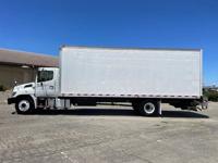 2020 HINO 268 26ft HIGH CUBE BOX BIG ALUMINUM LIFTGATE **W WARRANTY** SAN FRANCISCO - Image 3