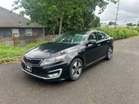 2012 Kia Optima hybrid black PORTLAND - Image 2