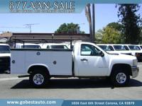 08 Chevy Silverado 3500HD Utility Service Work Truck Ladder Rack Ex-Gov LOW MILE ONLY 83,000 ORIGINAL LOW MILES! WOW LOW LOW MILES!