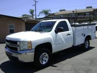 08 Chevy Silverado 3500HD Utility Service Work Truck Ladder Rack Ex-Gov LOW MILE ONLY 83,000 ORIGINAL LOW MILES! WOW LOW LOW MILES! - Image 5