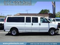 2017 GMC Savana G3500 15-Passenger Cargo Van RV Camper Bus Loaded 75,000 MILES! ONLY 75,000 ORIGINAL LOW MILES! WOW LOW LOW MILES!