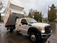 2016 FORD F-550 SUPER DUTY XLT 4X4 12FT.CHIPPER DUMP TRUCK***SALE*** PORTLAND OREGON