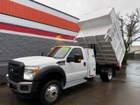 2016 FORD F-550 SUPER DUTY XLT 4X4 12FT.CHIPPER DUMP TRUCK***SALE*** PORTLAND OREGON - Image 4