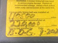 2010 Honda Odyssey EX recent Timing Belt Tucker. Stone Mountain - Image 8