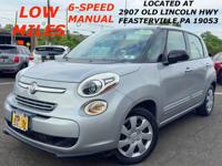 2015 FIAT 500L MANUAL LOW MILES RUNS GREAT WE FINANCE GREAT ON GAS FEASTERVILLE - Image 2
