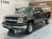 2004 Chevrolet Chevy Silverado 2500 LT 4X4 6.0L V8 / Leather Heatd Seats / 1-OWN + MM Investment Cars-Gladstone / WE SHIP NATIONWIDE