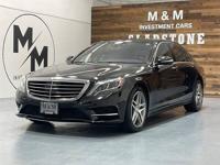 2014 Mercedes-Benz S 550 4MATIC AWD V8 Twin Turbo / NEW TIRES + MM Investment Cars-Gladstone / WE SHIP NATIONWIDE