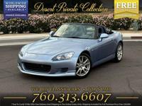 2003 Honda S2000 Convertible with a GREAT COLOR COMBO! Desert Private Collection (760) 313-6607
