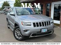 2014 Jeep Grand Cherokee Limited Eco Diesel - Leather - GREAT MPG 30+ @ M&M Auto Sales, we specialize in quality European vehicles