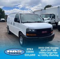 2022 GMC - Savana Utility Cargo Van w/ Shelving-STK#15690 Englewood - Image 2